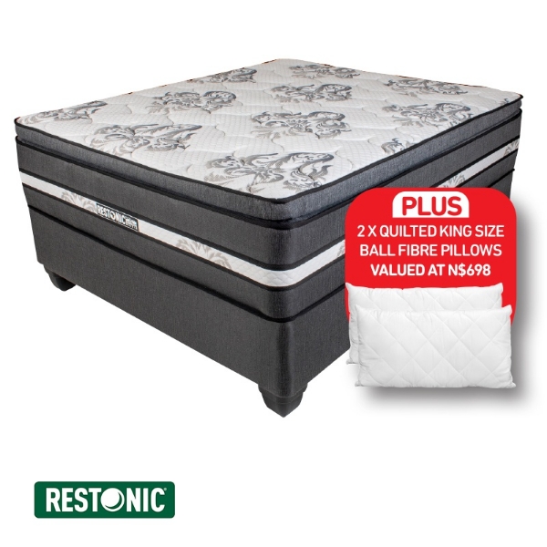 Picture of Restonic Everest 152cm Plush B/Set + 2 pillows