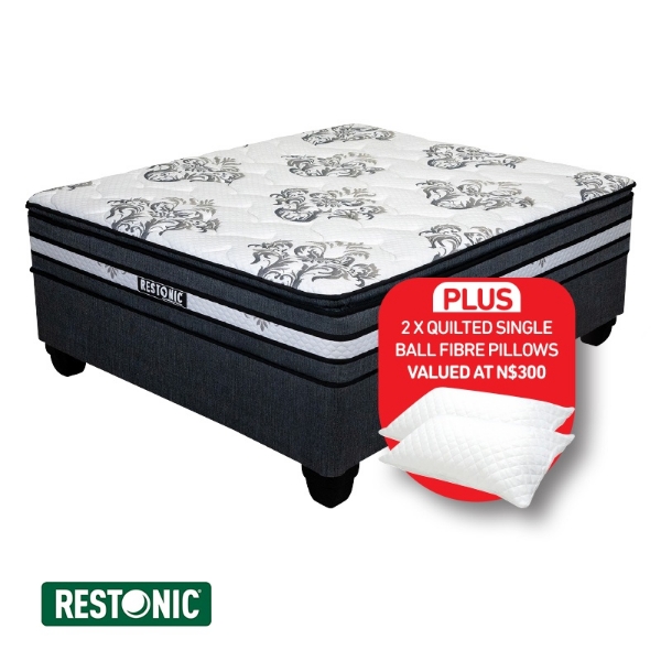 Picture of Restonic Indigo 152cm Plush B/Set + 2 Pillows