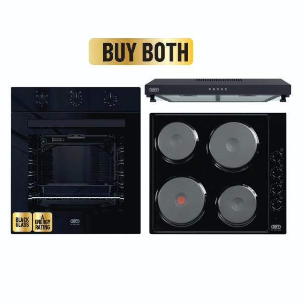 Picture of Defy 2pce Set Undercounter Oven & Hob DCB838 + Extractor