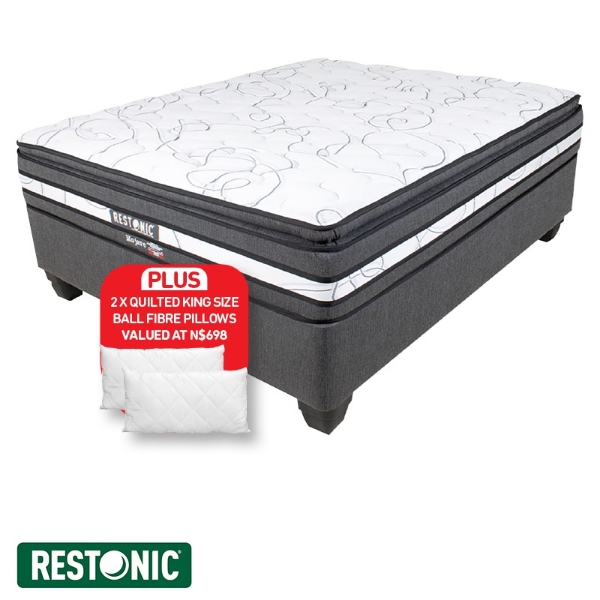 Picture of Restonic Mojave 152cm Plush B/Set + 2 Pillows