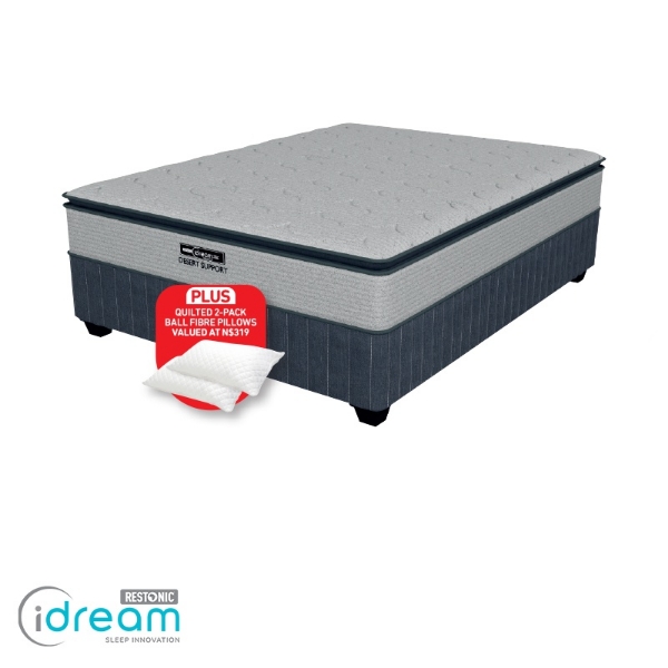 Picture of iDream Desert Support Foam 152cm Queen Base Set + 2 Pillows
