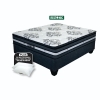 Picture of Restonic Indigo 152cm Queen Plush Base Set + 2 Pillows