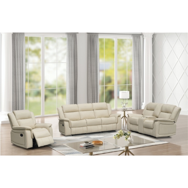Picture of Brixton 3Pce 3 Motion Lounge Suite - Beige