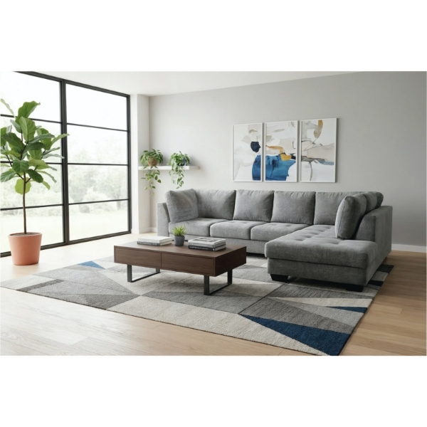 Picture of Denmark 2 Pce Corner Lounge Suite - Lola Cement