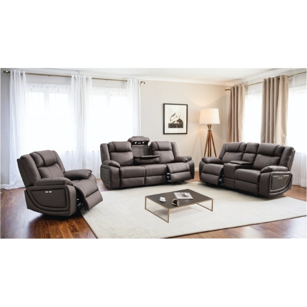 Picture of Bellaire 3 Pce 5 Motion Lounge Suite - Brown
