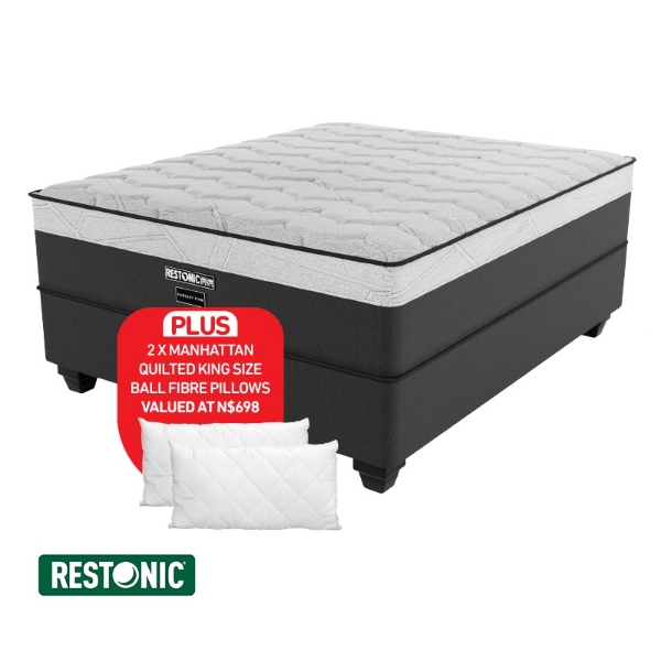 Picture of Restonic Fantasy 152cm Queen Firm B/Set + 2 Pillows