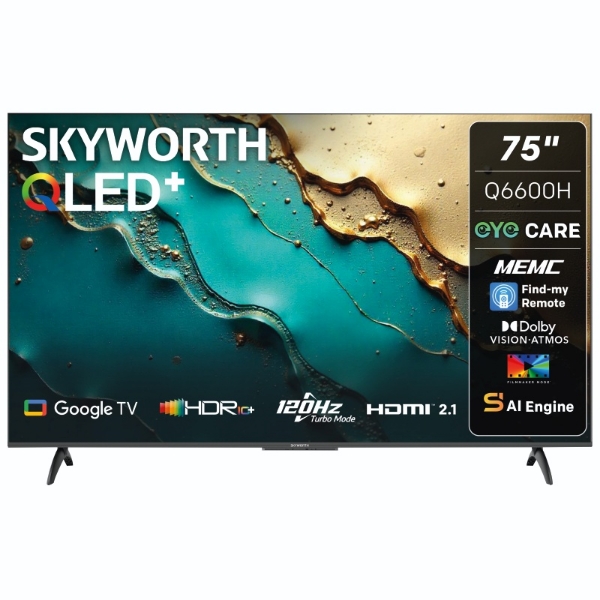Picture of Skyworth 75" 4K QLED 122Hz Google TV 75Q6600H