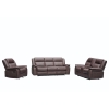 Picture of Brixton 3Pce 3 Motion Lounge Suite - Brown