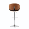 Picture of Canon Adjustable Bar Stool - Black & Walnut